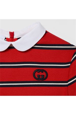 Abito a righe rosso GUCCI KIDS | 852176XJHR16193